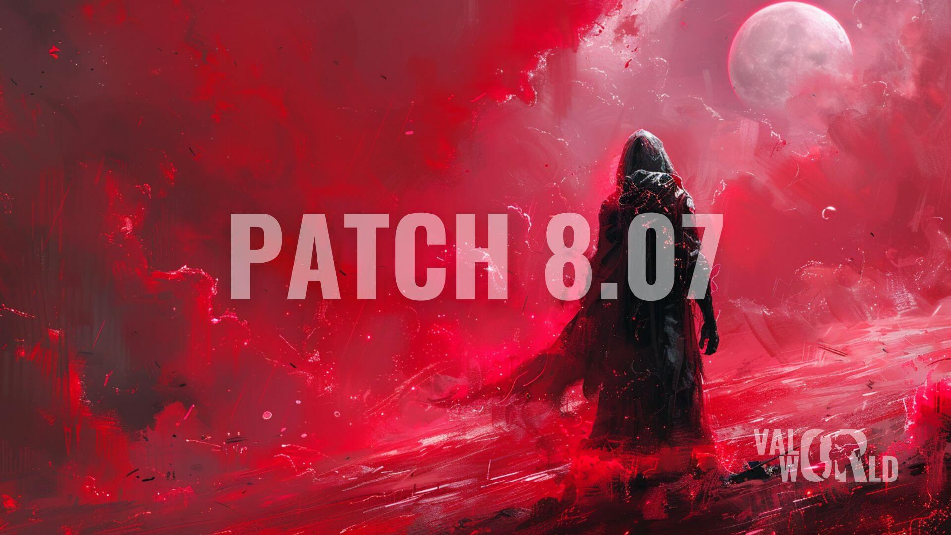 Патч (patch) ВАЛОРАНТ 8.07: изменения баланса